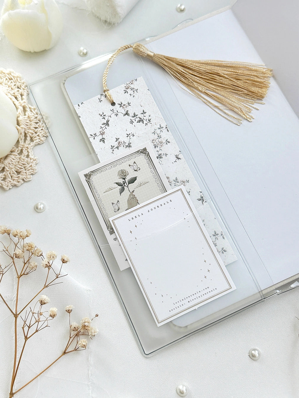 Leelajournals Clear Jelly Cover - TN with Pockets