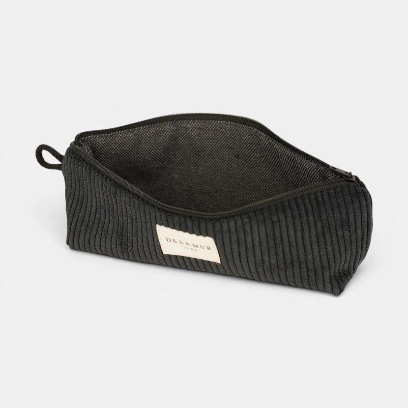 De La Mur Line US Inc. - Corduroy Pencil Case - Black