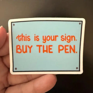 Blueprintery - Sticker - Buy the Pen