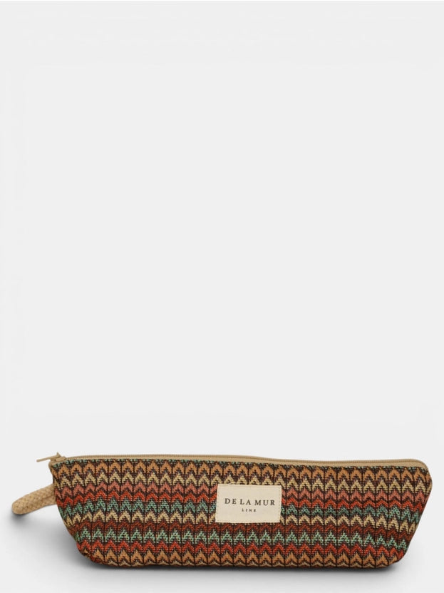 De La Mur Line US Inc. - Zigzag Jacquard Pencil Case - Multicolor