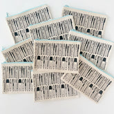 The Paper + Craft Pantry Canvas Pouch - Mint Pens