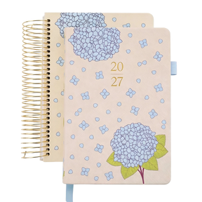 Linda Tong Planners - 2027 Illustrated Planner - Hydrangeas