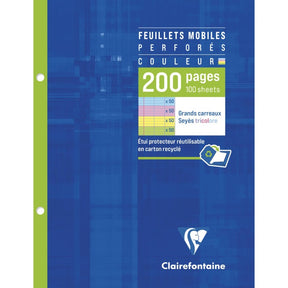 Clairefontaine Loose Leaf - A5 French Ruled Pastel Colors