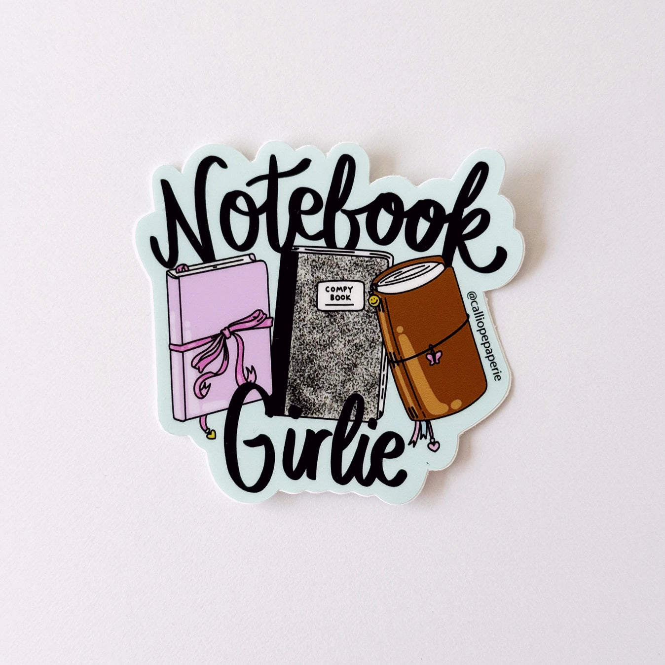 Calliope Pencil Factory - Vinyl Sticker - Notebook Girlie