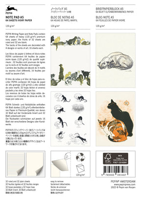Pepin Notepad A5 - Steinlen Cats