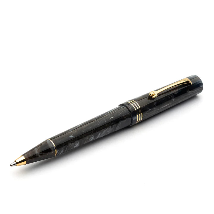 Leonardo Momento Zero Ballpoint - Horn Gold Trim