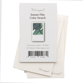 Wearingeul Ink Swatch Cards - Instant Film Color Swatch