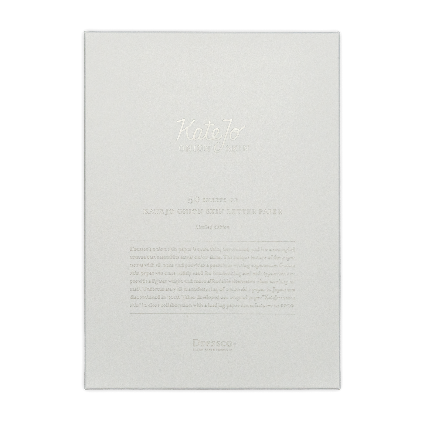 Takeo Dressco Onion Skin Letter Box