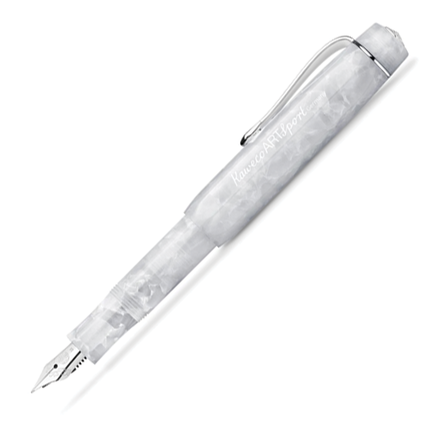 Kaweco Art Sport - Mineral White Acrylic Fountain