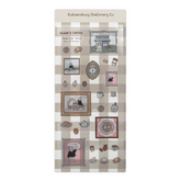Kuboandlucy Stationery Co. Sticker Sheet - Dana Ate Oatmeal Kubo Cafe