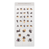 Kuboandlucy Stationery Co. Sticker Sheet - Luna the Black Cat