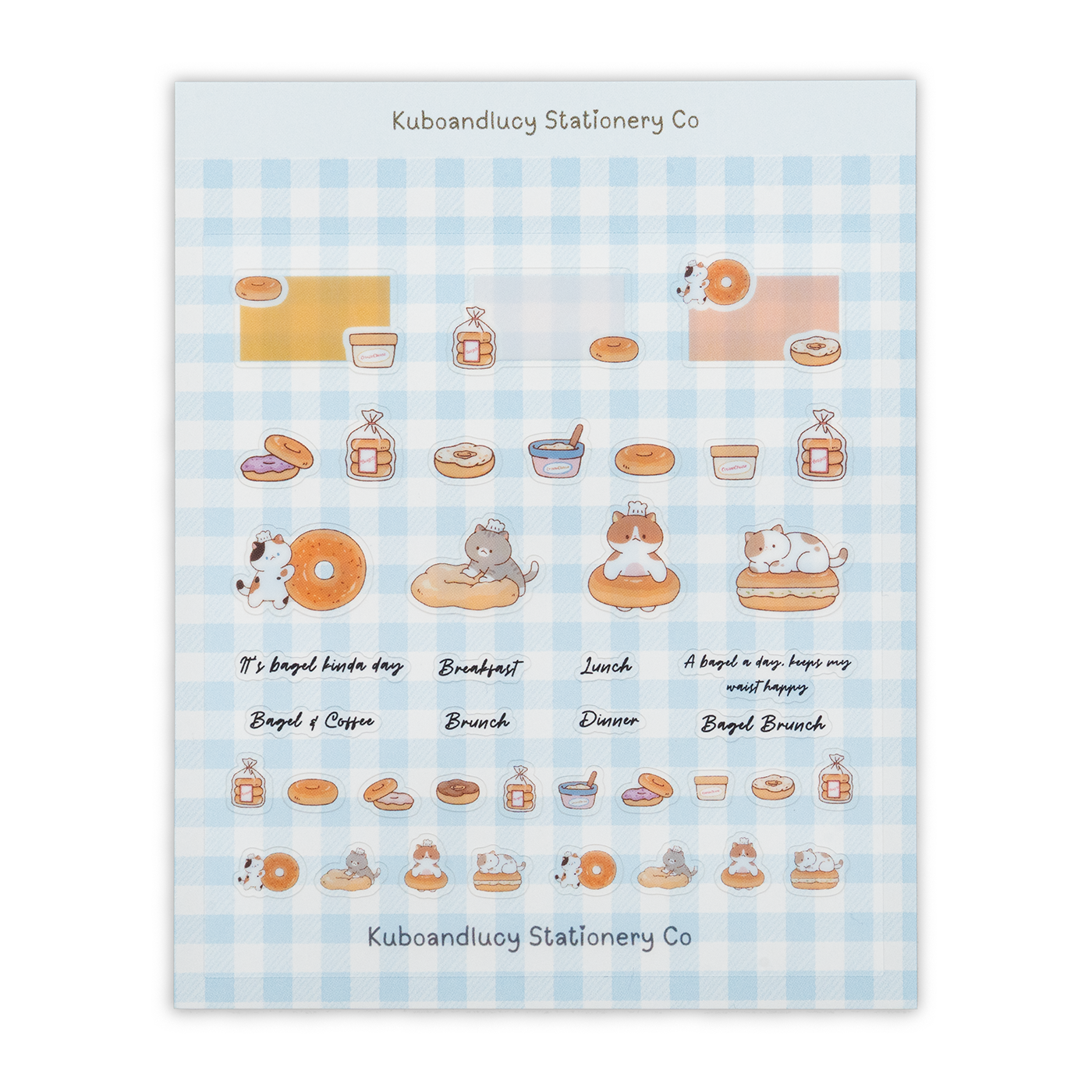 Kuboandlucy Stationery Co. - Bagel Cat