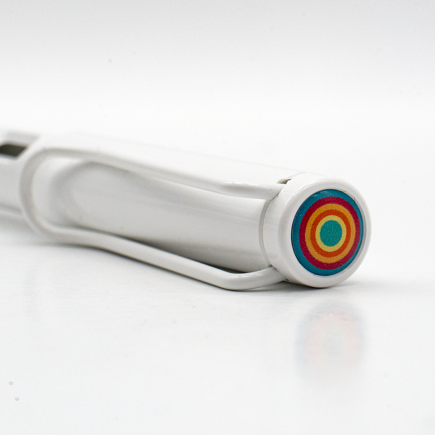Lamy Safari Fountain - White Set with Multicolor Rings