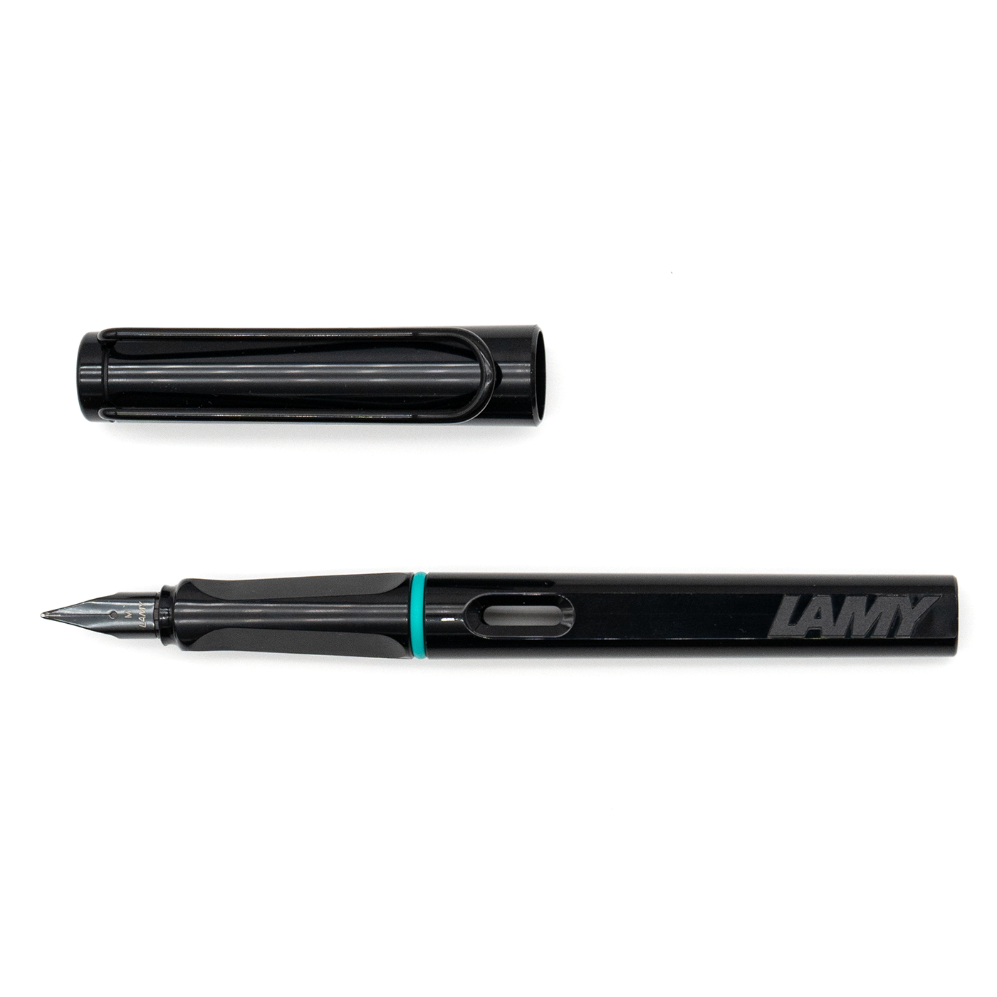 Lamy Safari Fountain - Black Set with Multicolor Rings