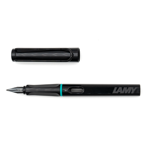 Lamy Safari Fountain - Black Set with Multicolor Rings