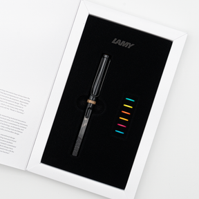 Lamy Safari Fountain - Black Set with Multicolor Rings