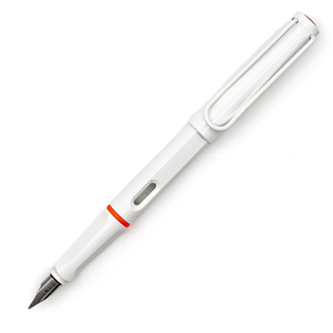Lamy Safari Fountain - White Set with Multicolor Rings