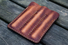 Galen Leather Co. Triple Pen Pouch  - Crazy Horse Tan