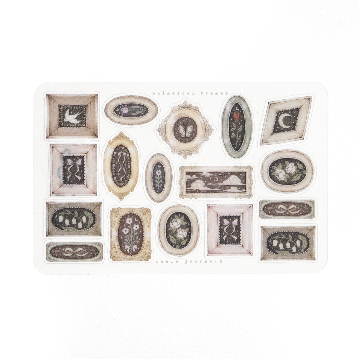 Leelajournals Sticker Sheet - Whimsical Frames