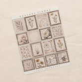 Leelajournals Sticker - Clear Matte Vintage Postage Stamps