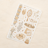 Leelajournals Sticker Sheet - Brown Aesthetic