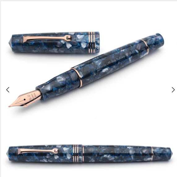 Leonardo Momento Zero - Sorrento Blue Rose Gold Trim
