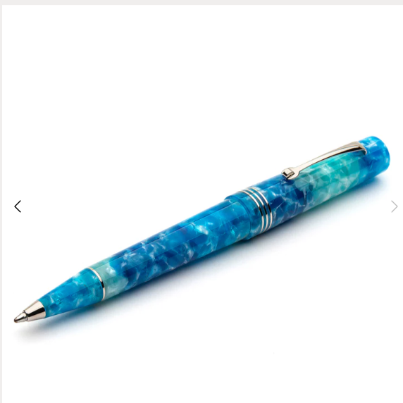 Leonardo Momento Zero Ballpoint - Aloha Silver Trim