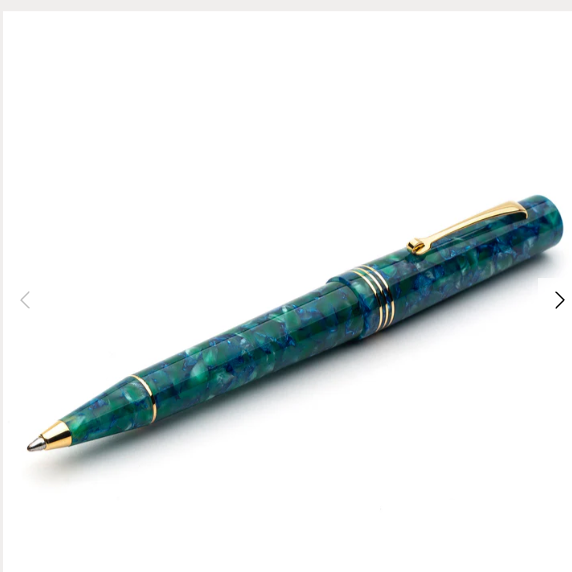 Leonardo Momento Zero Ballpoint - Iride Gold Trim
