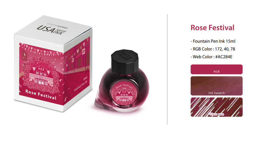 Colorverse USA Special Series Ink - Oregon-Rose Festival