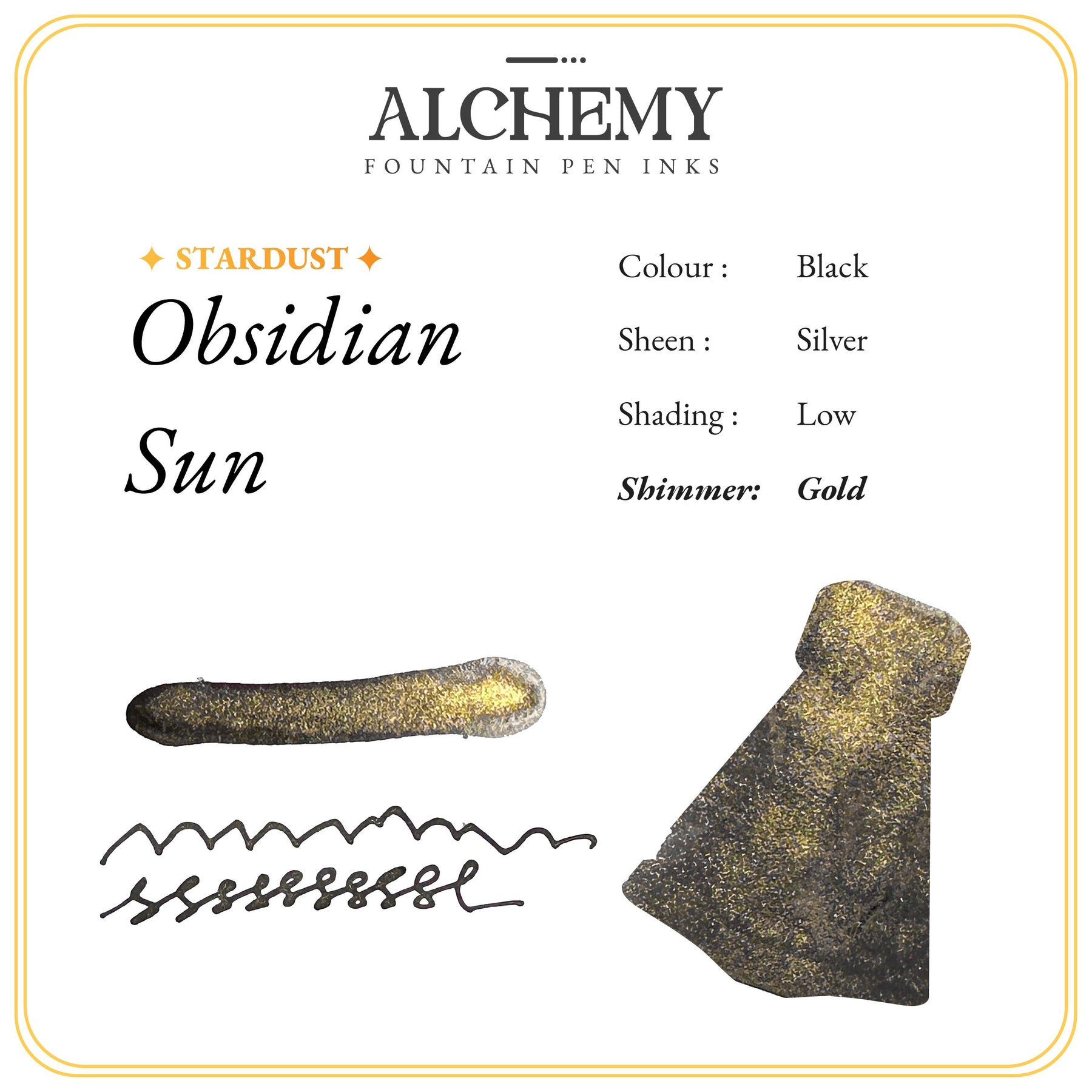 Endless Alchemy Ink Obsidian Sun
