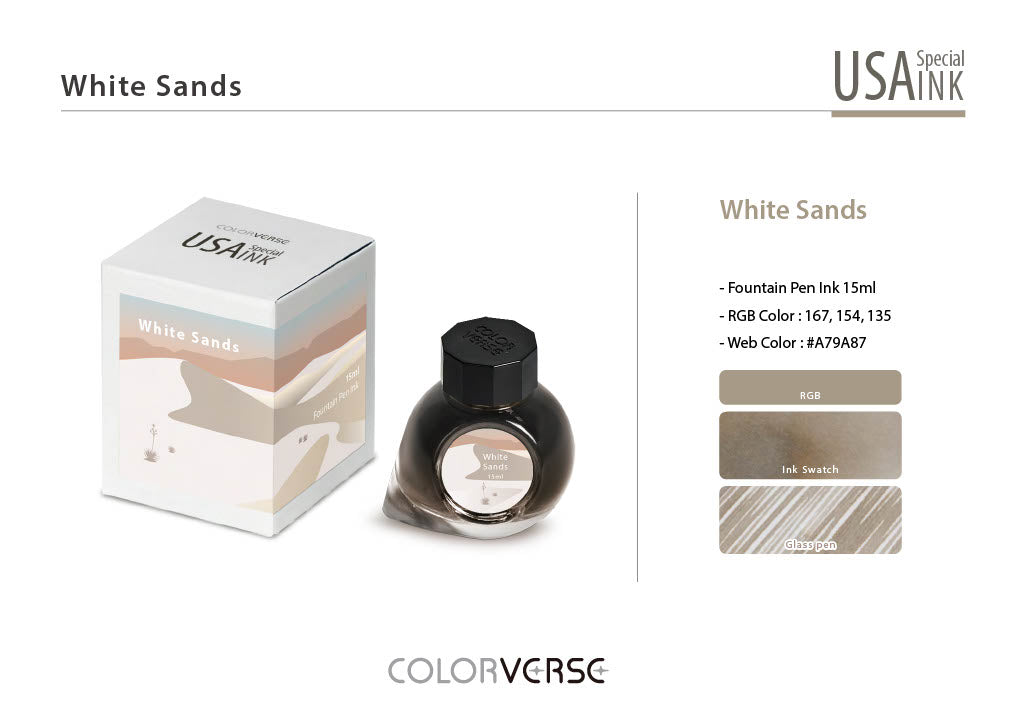 Colorverse USA Special Series Ink - New Mexico-White sands