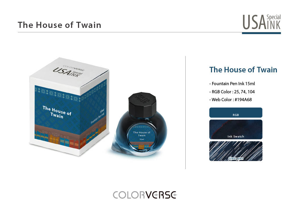Colorverse USA Special Series Ink - Connecticut-The House of Twain
