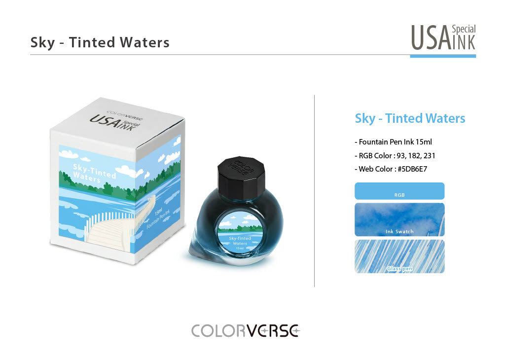 Colorverse USA Special Series Ink - Minnesota-Sky Tinted Waters