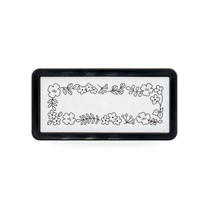 Midori Paintable Stamp - Pre Inked - Half Size Flower