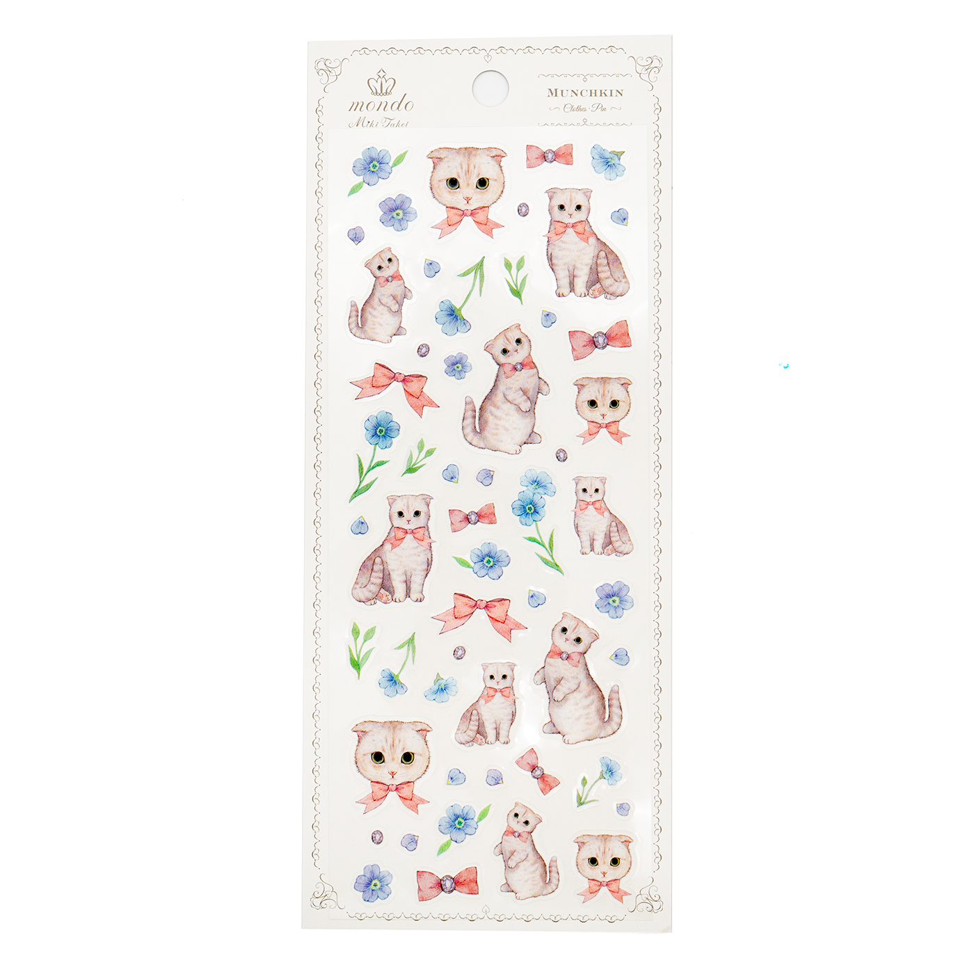 Miki Takei Mondo - Munchkin Sticker Sheet