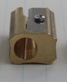 DUX Brass Block Pencil Sharpener - Single