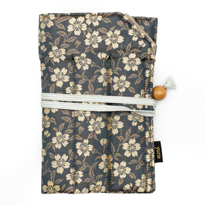 Yurie Pen case for 6 Pens - "Sakura (Cherry blossom)" Beige [#40]