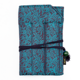 Yurie Pen case for 6 Pens - "Ho-o ( Phoenix) Blue #47