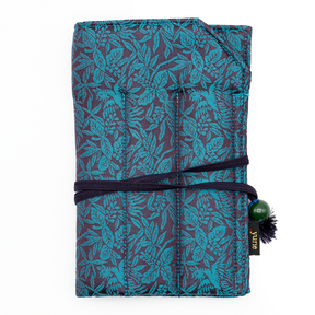 Yurie Pen case for 6 Pens - "Ho-o ( Phoenix) Blue #47