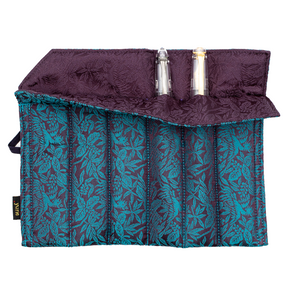 Yurie Pen case for 6 Pens - "Ho-o ( Phoenix) Blue #47