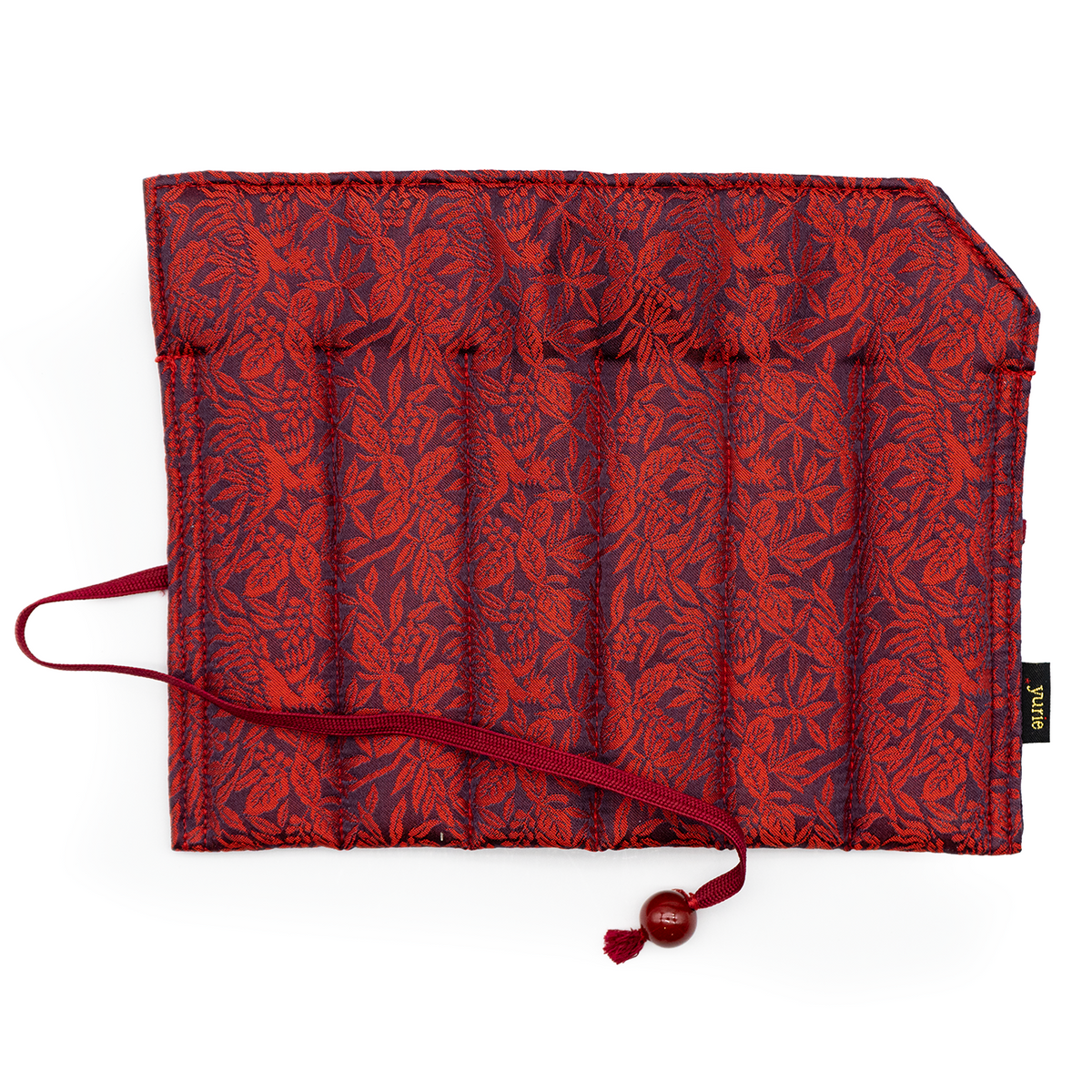 Yurie Pen case for 6 Pens - "Ho-o (Phoenix) Red #46