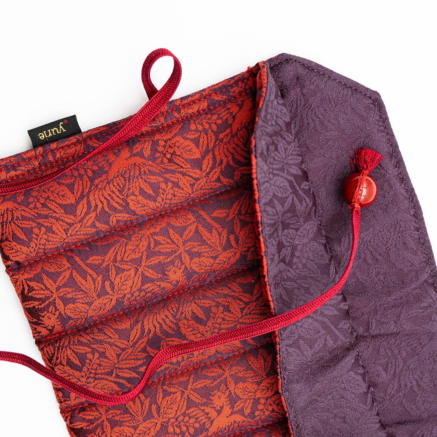 Yurie Pen case for 6 Pens - "Ho-o (Phoenix) Red #46