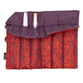 Yurie Pen case for 6 Pens - "Ho-o (Phoenix) Red #46