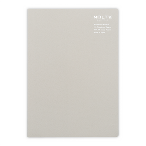 Nolty Asymmetry Notebook - A5 Gray