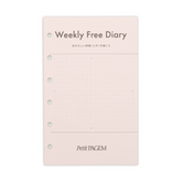 Nolty - Personal Organizer Mini 6 Size Refill - Weekly Free Diary