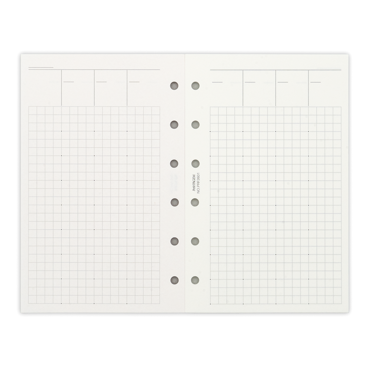 Nolty - Personal Organizer Mini 6 Size Refill - Weekly Free Diary