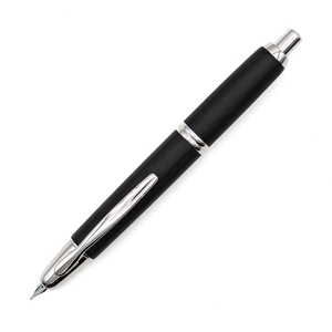 Pilot Vanishing Point - Black Birchwood Rhodium Trim