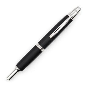 Pilot Vanishing Point - Black Birchwood Rhodium Trim