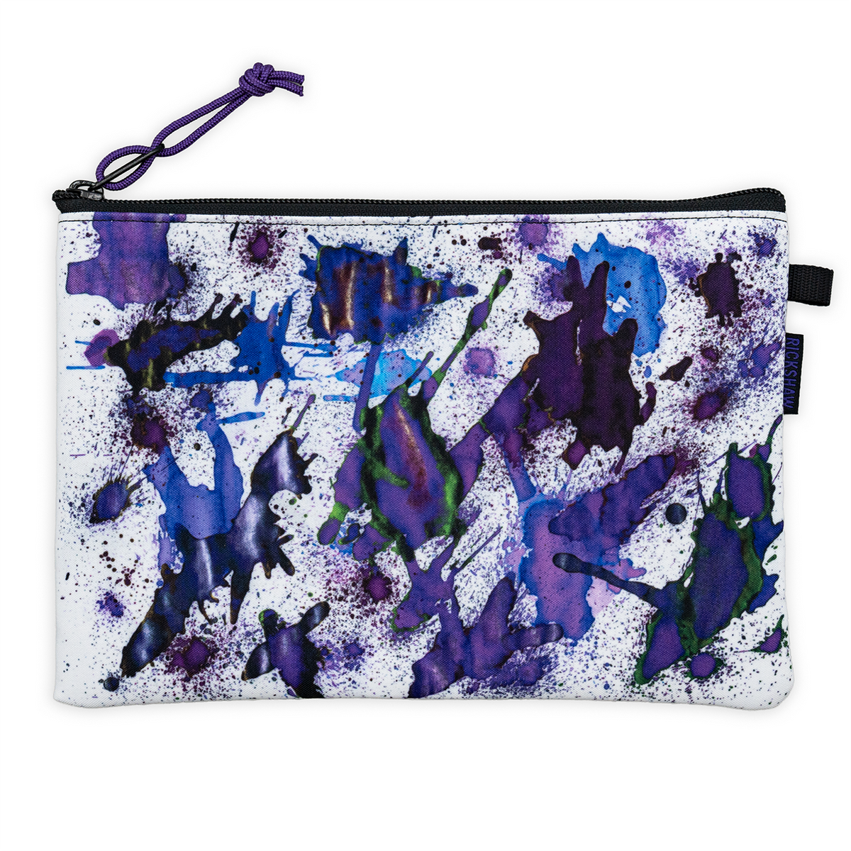 Rickshaw  Large Utility Case A5 - Purple Splatter