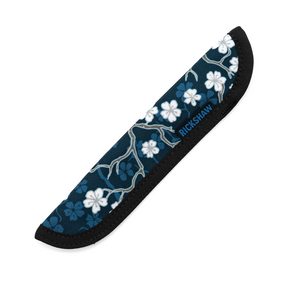 Rickshaw Single Pen Sleeve - Sakura Blossom Navy Blue